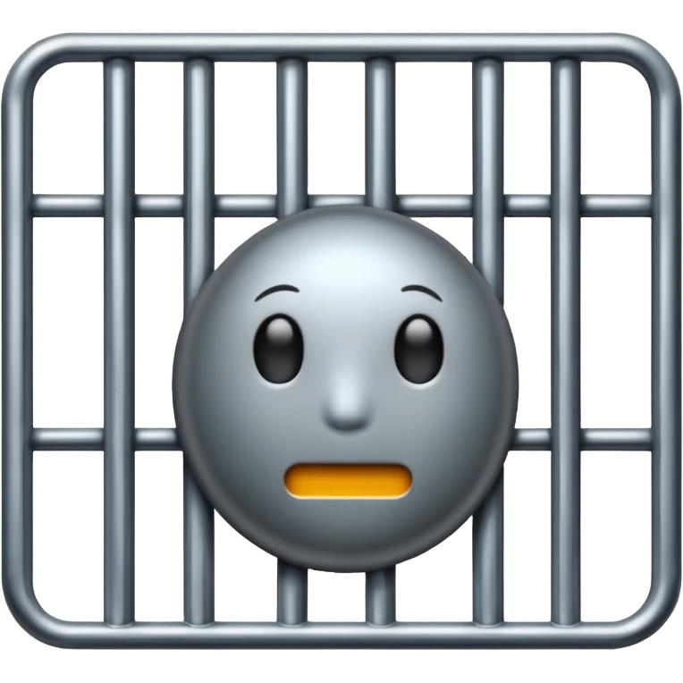 prison bars emoji