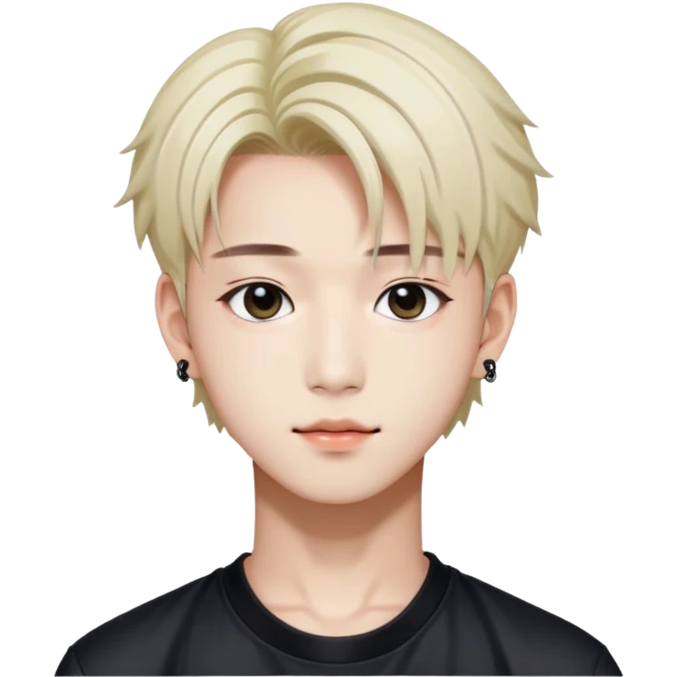 Hyunjin from Stray Kids, K-pop dancer emoji