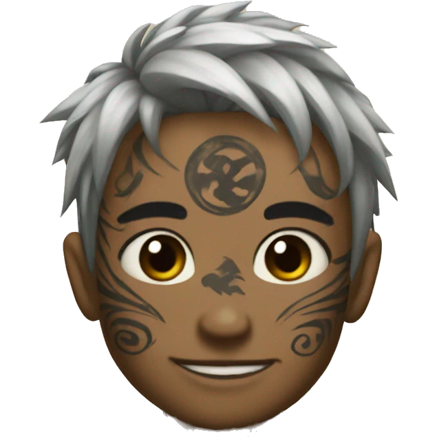 Sukuna with tattoos  emoji