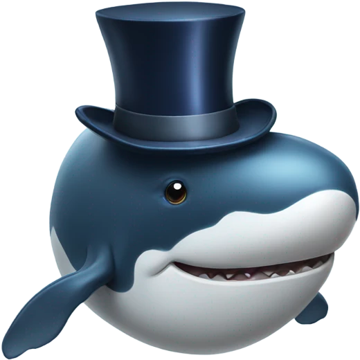 whale in a top hat emoji