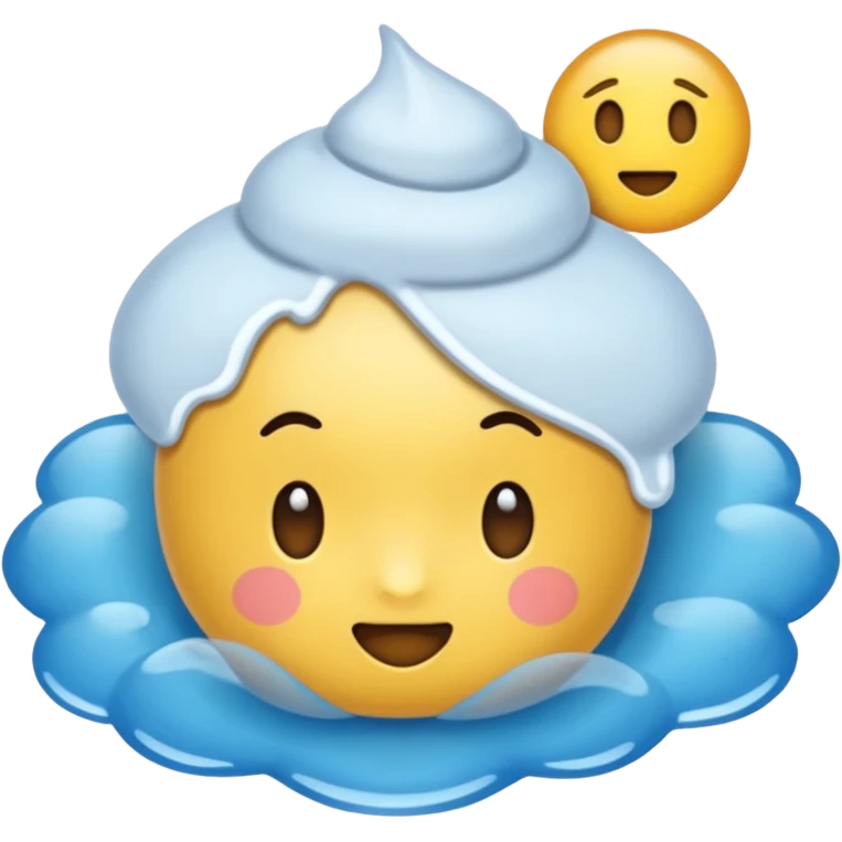 青い球に文字のXが刻まれている emoji