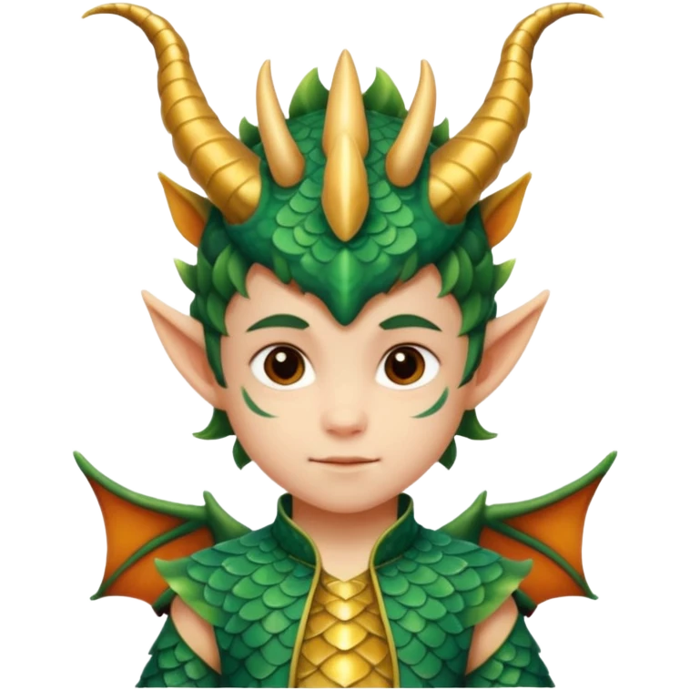 Dragon child getup emoji