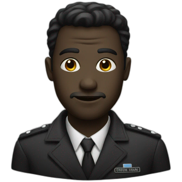 Un noir emoji