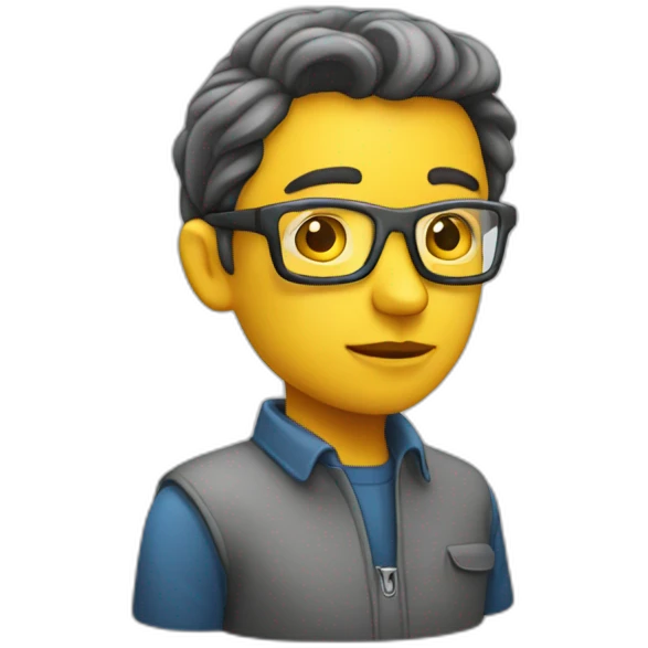 software developer thinker emoji