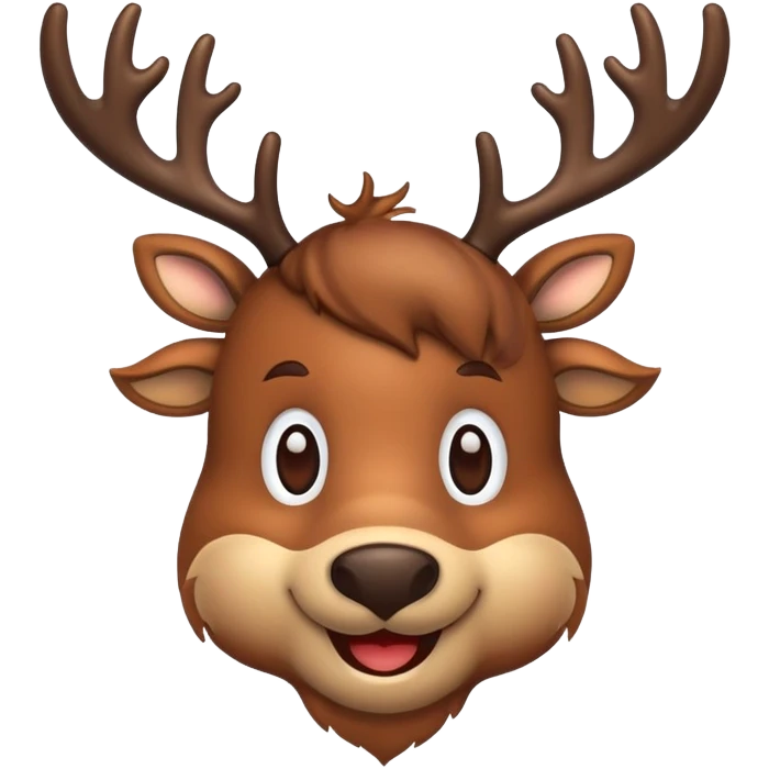 Christmas reindeer emoji emoji