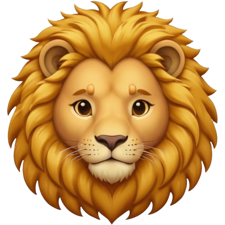 lion in love emoji