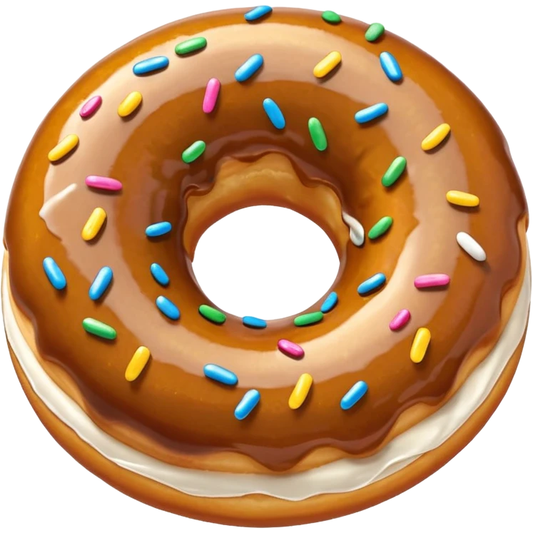 plain donut emoji