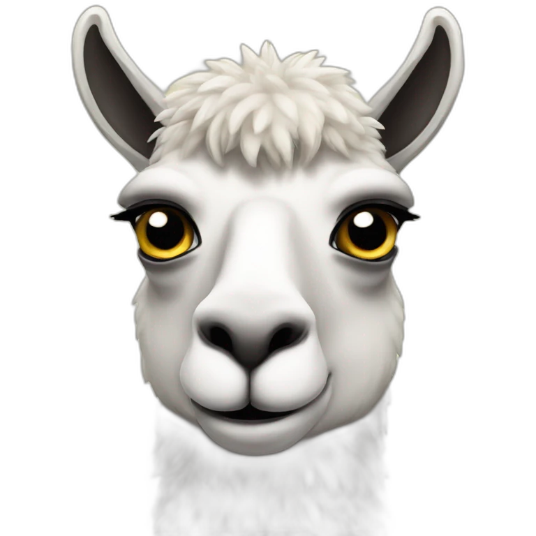 Leet Llama from the future emoji