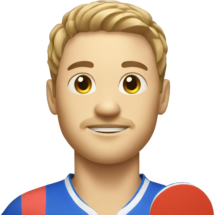 a player of table tennis emoji