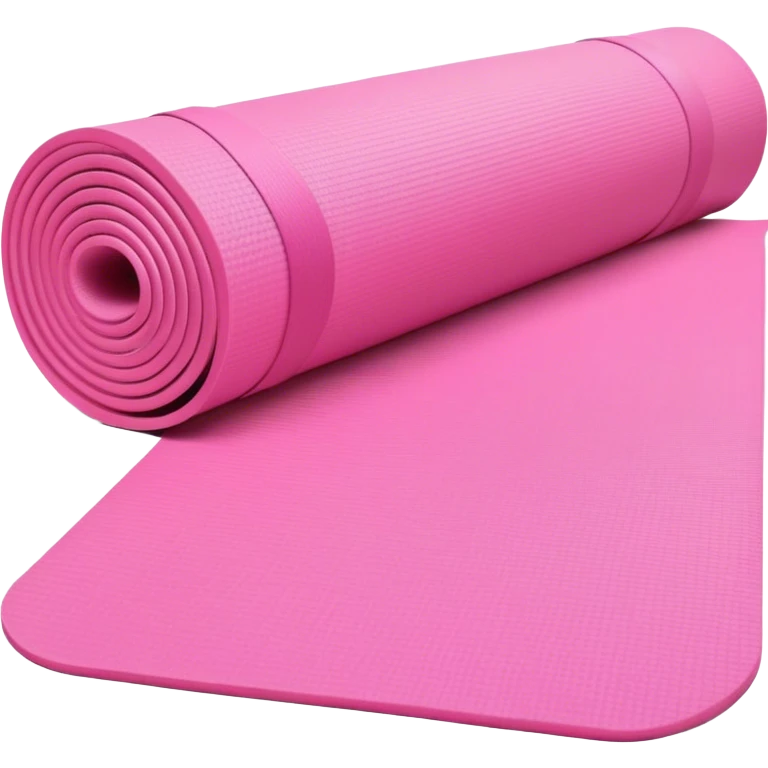 Rolled Pink Yoga Mat emoji