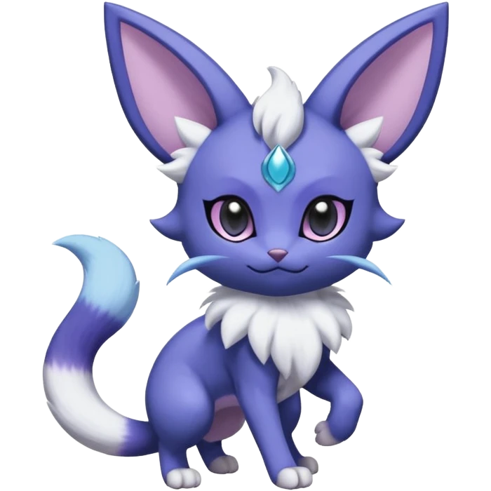 Espeon-Purrloin-Meowstic-Fakémon-hybrid-creature (full body)  emoji