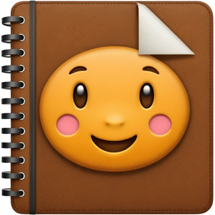 Corduroy notebook emoji
