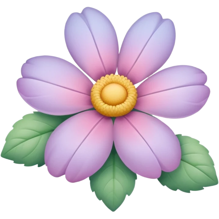 Sleepy dreamy flower emoji