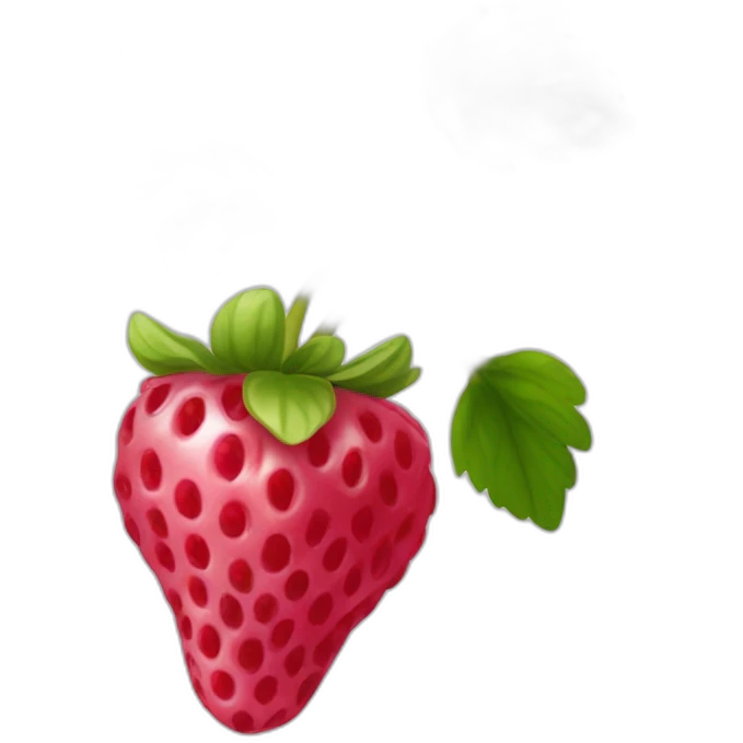 Fraise framboise myrtille  emoji