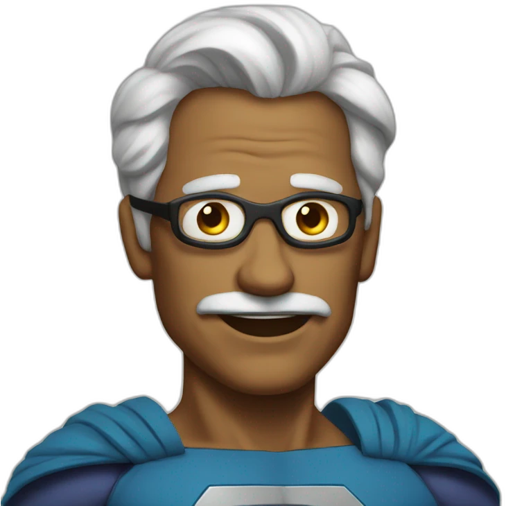 old comic superhero# emoji