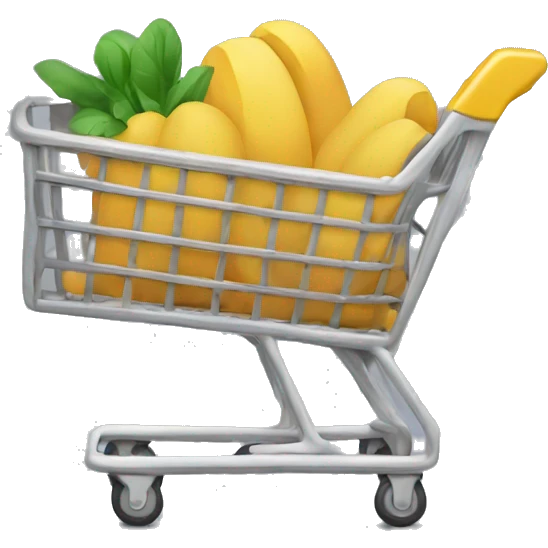 Make a shopping cart emoji
