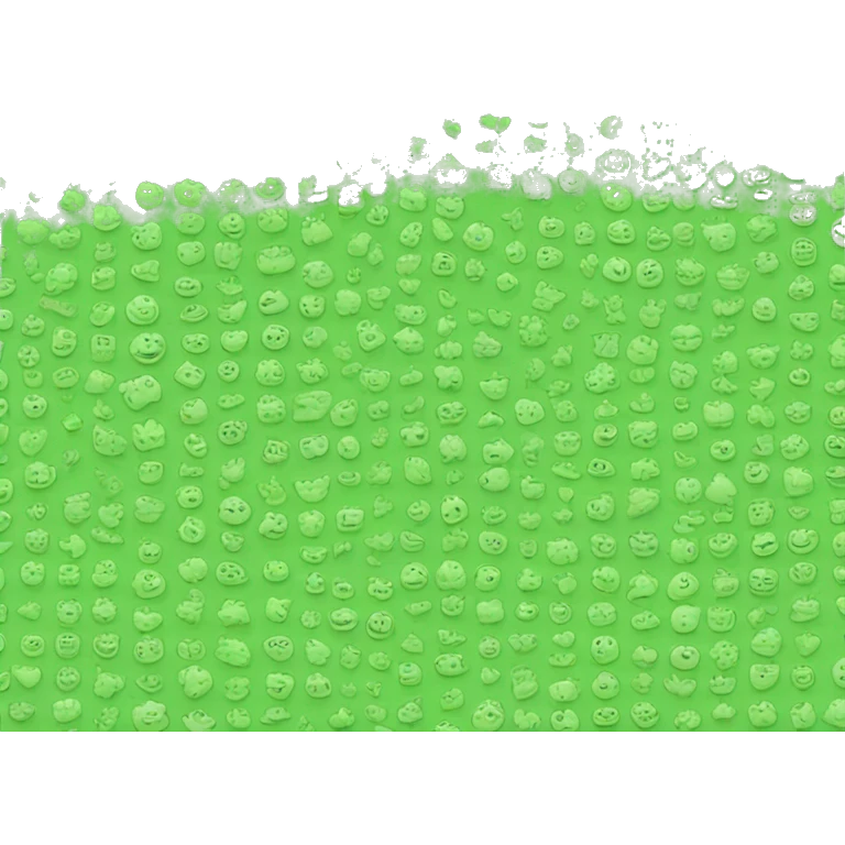 generame un emoji sencillo de energias renovables color verde emoji