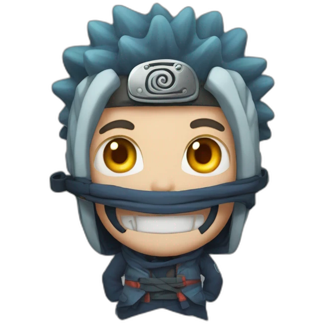 la fusion entre un kraken mignon et naruto emoji