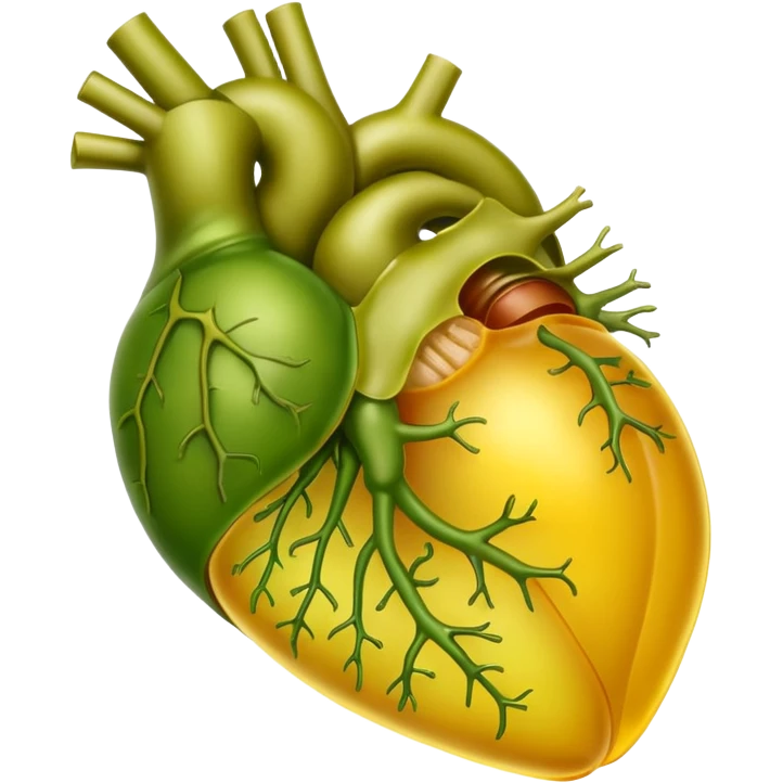 Gallbladder anatomy emoji