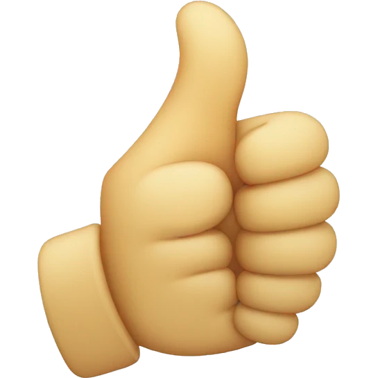 thumbs up smiling emoji