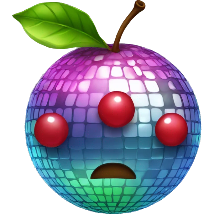 discoball cherries emoji