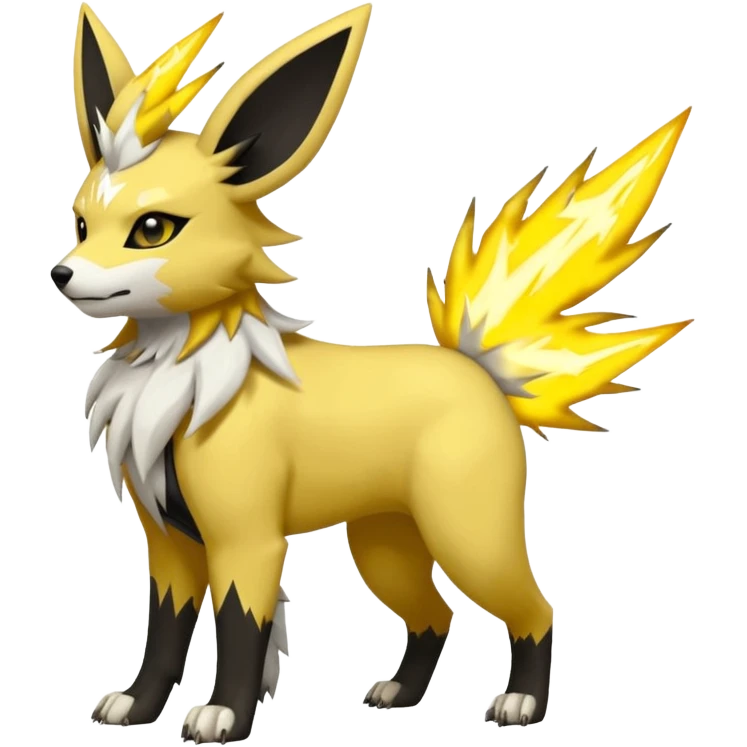 Houndour-Electrike-Jolteon-Fakémon-hybrid-creature (full body)  emoji