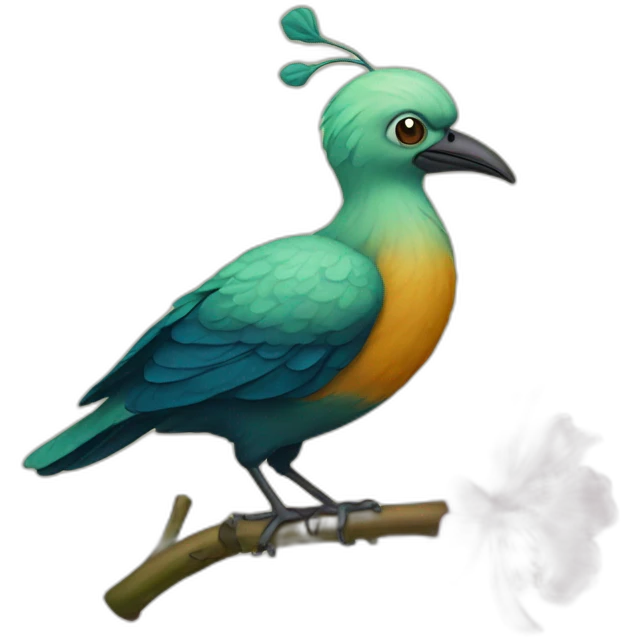 opium bird emoji