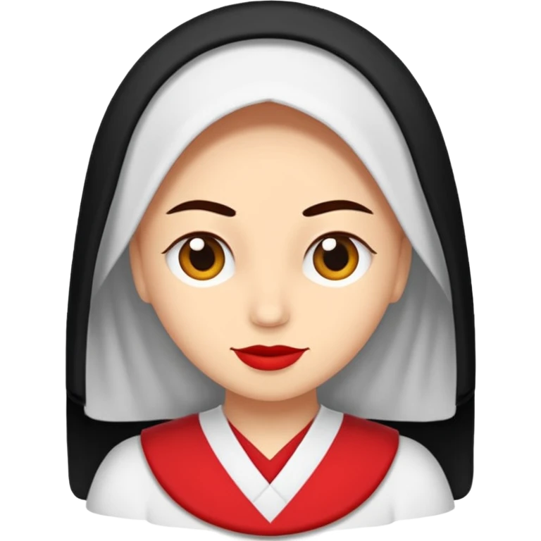 Kırmızı kıvırcık kısa saçlı, beyaz tenli badem gözlü kadın emojisi emoji