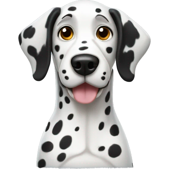 Dog Dalmatian  emoji