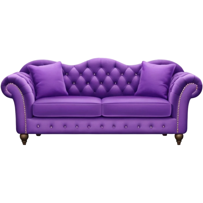sofa purple emoji