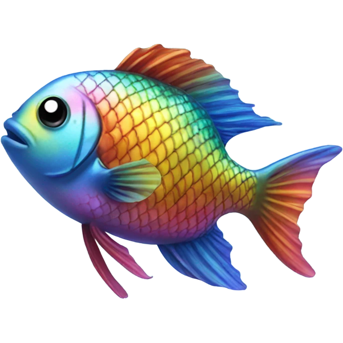 rainbow fish  emoji