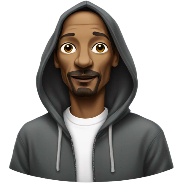 Snoop dog wearing a hoodie  emoji