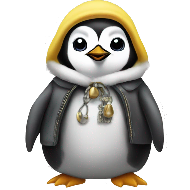 gangster baby skinny emperor penguin cute emoji