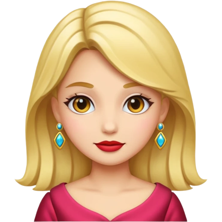 very fancy girl emoji