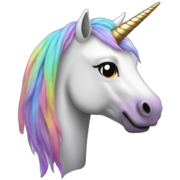 shitty unicorn emoji