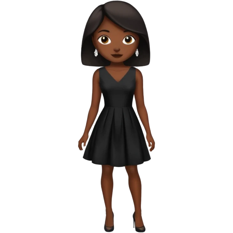 Little black dress emoji
