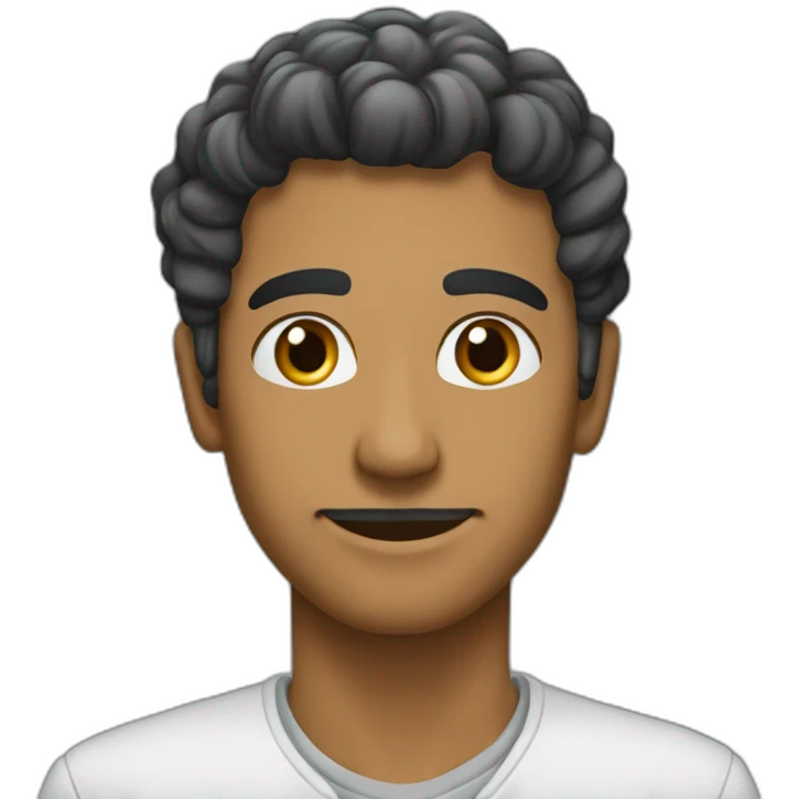 بنت شعرها جميل ولابسه فستان كحلي emoji