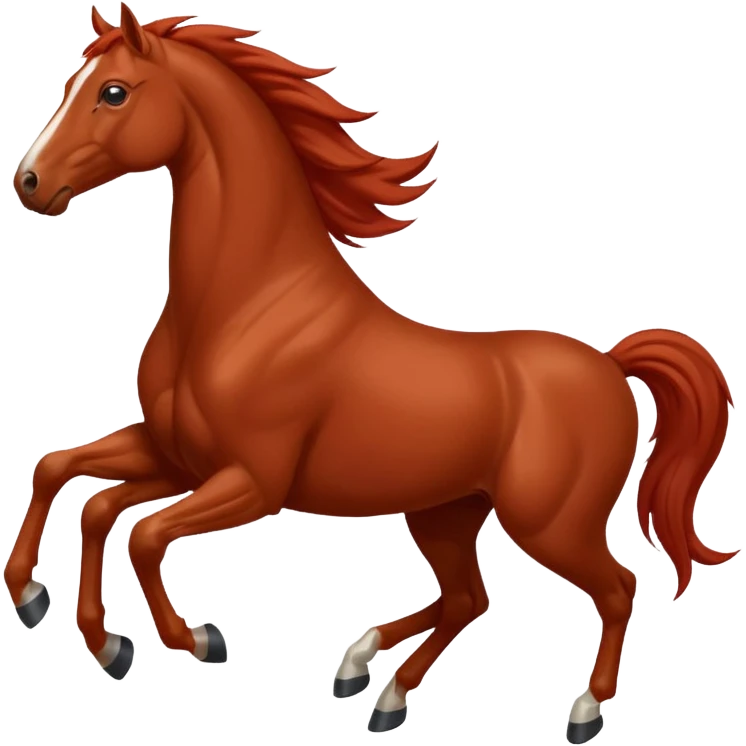 КОНЬ СКА КРАСНЫЙ emoji