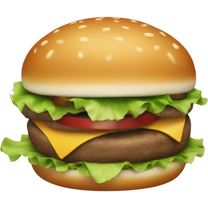 Hamburger having a swim  emoji