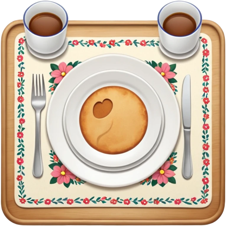 Table with Placemats emoji