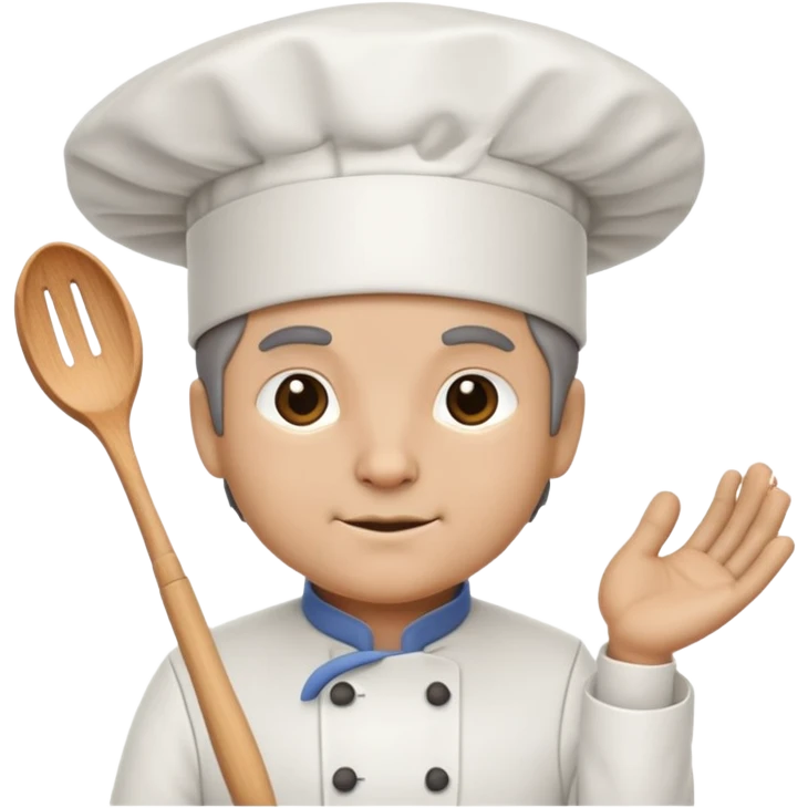 Chef bat no head just a hat emoji