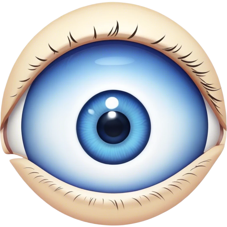 blue eye emoji
