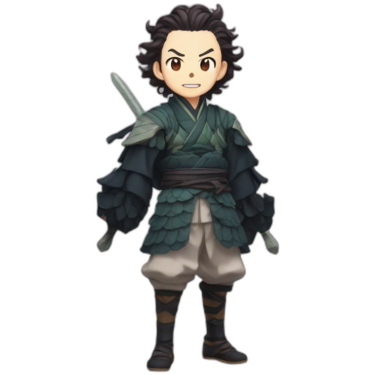 Tanjiro kamado demon slayer emoji