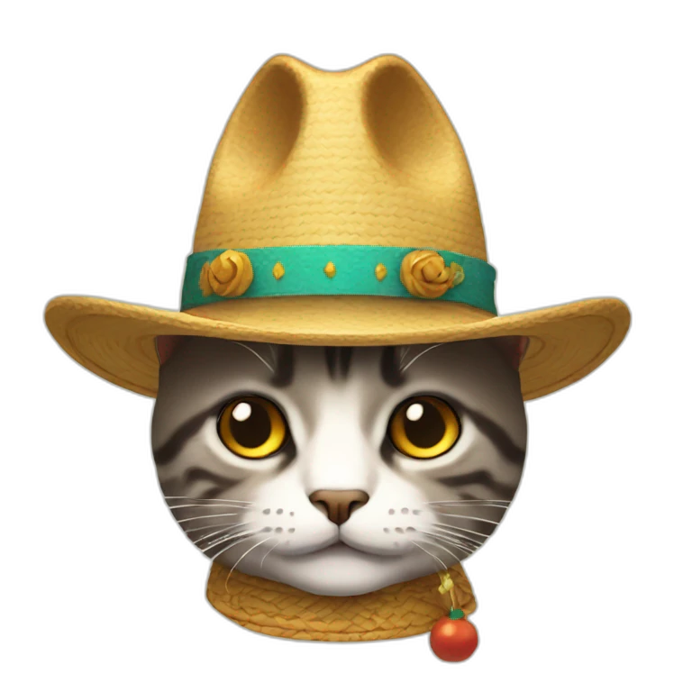 GATO CON SOMBRERO emoji