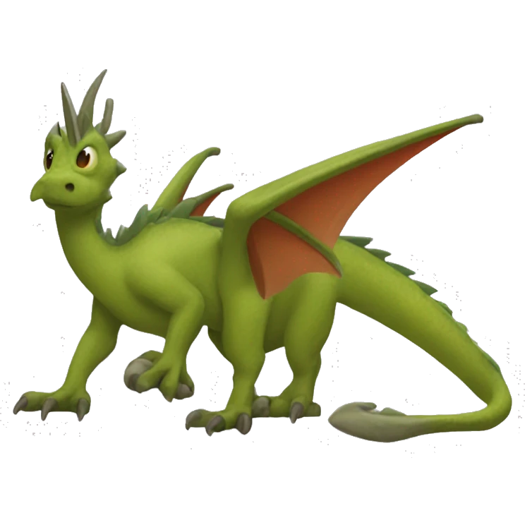 Rata dragón alucinógena emoji