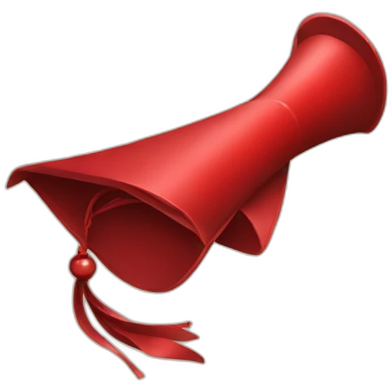 red diploma emoji