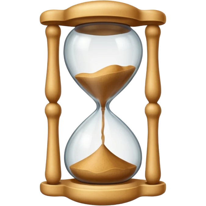 a  Hourglass shape Peanut  emoji