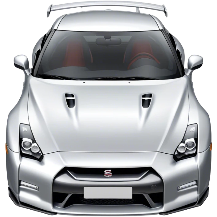 Nissan GT-R - Nissan (Model Year: 2022) (Iconic colour: Silver) emoji