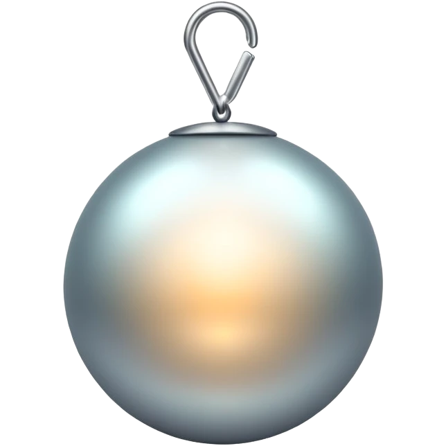 Glowing sphere with subtle masculine style essence, minimalist hanger element integrated, clean lines with soft aura waves emoji