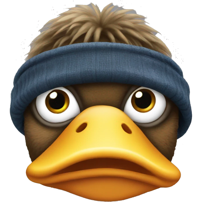 duck face emoji